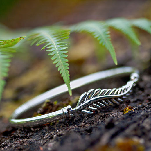Forever Fern Bangle (Treasured Always)