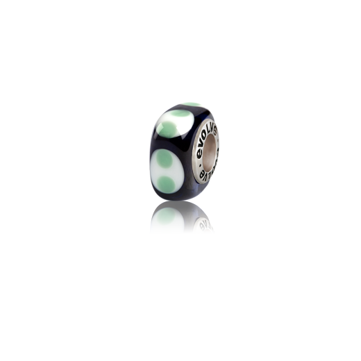 Milford Sound, Murano glass bead charm from Evolve Inspired Jewellery