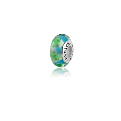 Waiheke, Murano glass bead charm from Evolve Inspired Jewellery