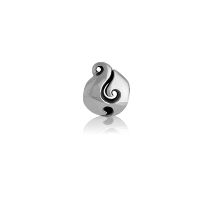 Strength, silver bead charm meaning strength from Evolve Inspired Jewellery
