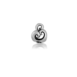 Manaia, silver bead charm meaning guardian from Evolve Inspired Jewellery