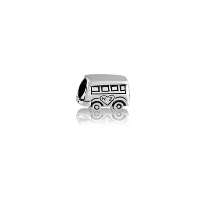 Combi Van, silver bead charm meaning road trip from Evolve Inspired Jewellery