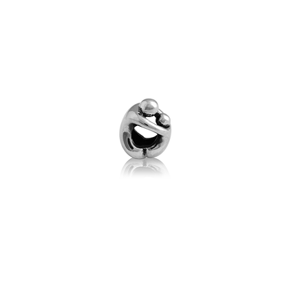 Cherished Child, silver bead charm from Evolve Inspired Jewellery