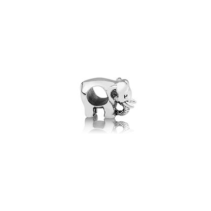 Lucky Elephant, silver bead charm from Evolve Inspired Jewellery