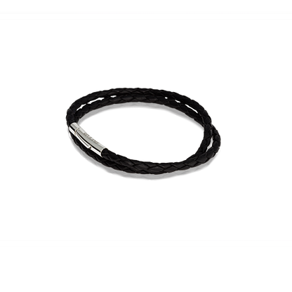 Black Leather Bracelet