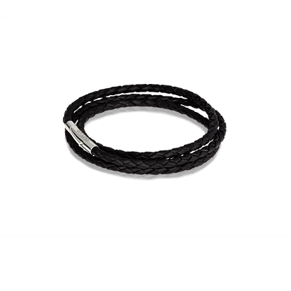 Black Leather Bracelet