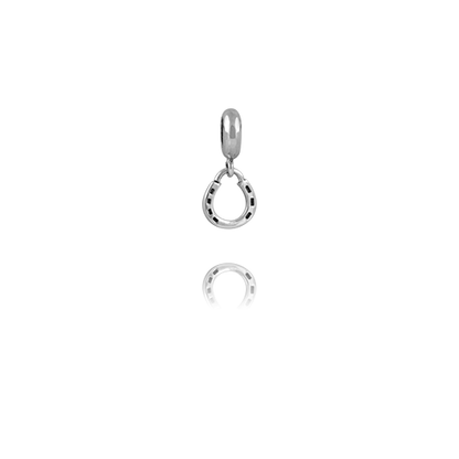 Lucky Horseshoe, silver pendant charm from Evolve Inspired Jewellery
