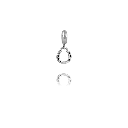 Lucky Horseshoe, silver pendant charm from Evolve Inspired Jewellery