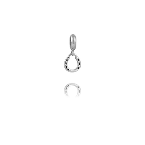 Lucky Horseshoe, silver pendant charm from Evolve Inspired Jewellery