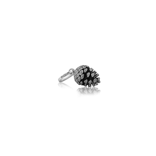 NZ Pinecone, silver pendant charm meaning independence and inuition from Evolve Inspired Jewellery