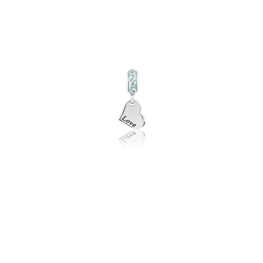 Enamel pendant charm meaning deep love from Evolve Inspired Jewellery
