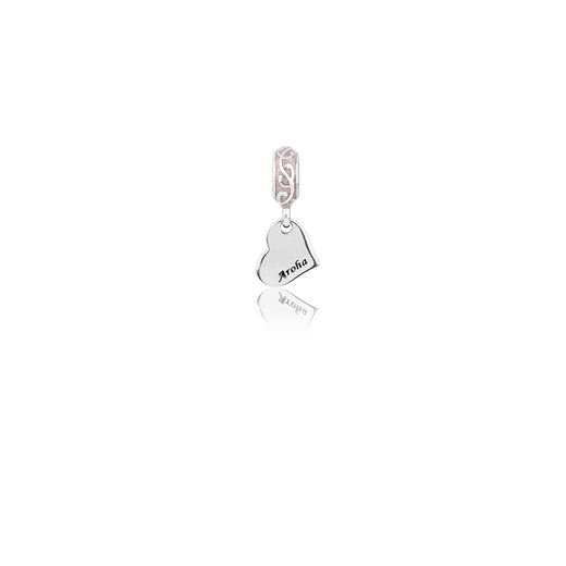 Enamel pendant charm meaning deep love from Evolve Inspired Jewellery