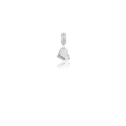Enamel pendant charm meaning deep love from Evolve Inspired Jewellery