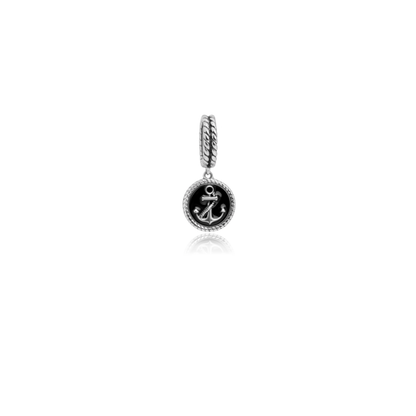 Silver anchor pendant charm meaning security from Evolve Inspired Jewellery
