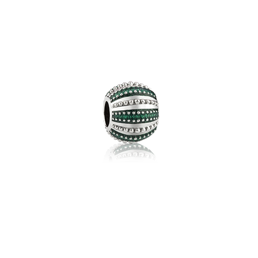 Treasured Kina, enamel bead charm meaning valued from Evolve Inspired Jewellery