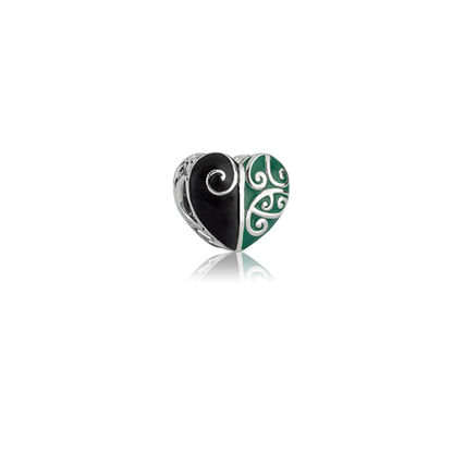 Heart of the Forest, enamel bead charm meaning love from Evolve Inspired Jewellery