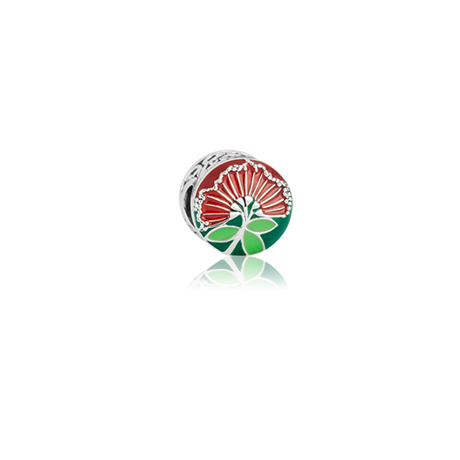 Pohutukawa, enamel bead charm meaning admired from Evolve Inspired Jewellery