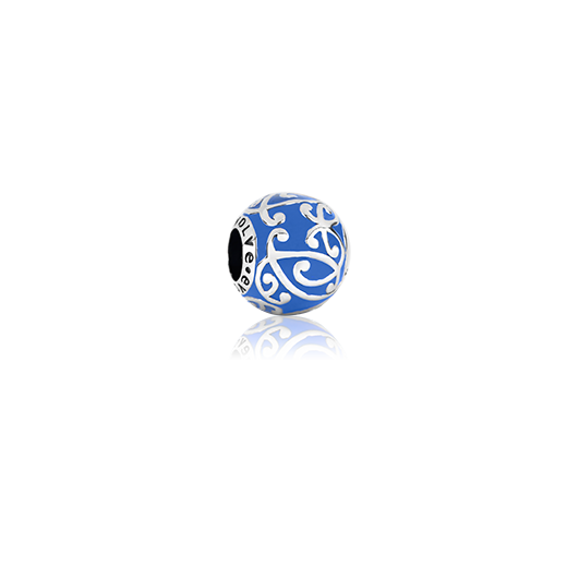 Ocean Waves, enamel bead charm meaning powerful from Evolve Inspired Jewellery
