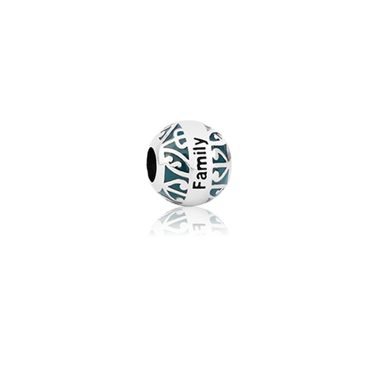 Enamel bead charm meaning family whanau from Evolve Inspired Jewellery NZ