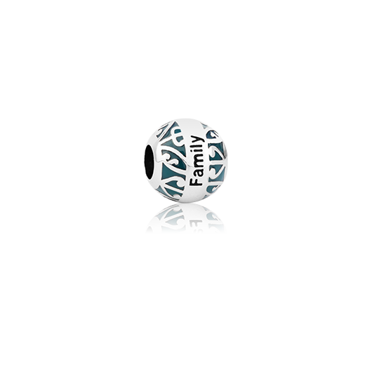 Enamel bead charm meaning family whanau from Evolve Inspired Jewellery NZ