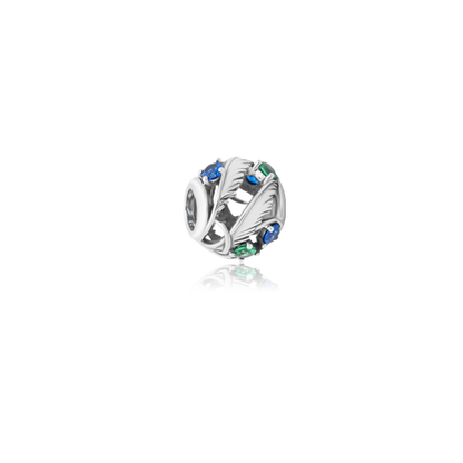 Enamel bead charm meaning toi toi strength from Evolve Inspired Jewellery NZ