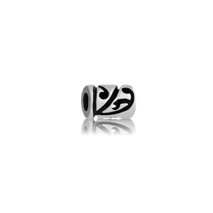 Kia Kaha, silver focal bead charm meaning stand strong from Evolve Inspired Jewellery