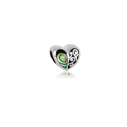 Aroha Paua, paua bead charm from Evolve Inspired Jewellery