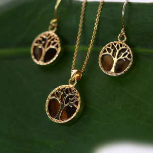 Tree Of Life Necklace (Gold) - (Strength)