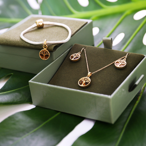 Tree Of Life Necklace Gold Strength Evolve Inspired Jewellery