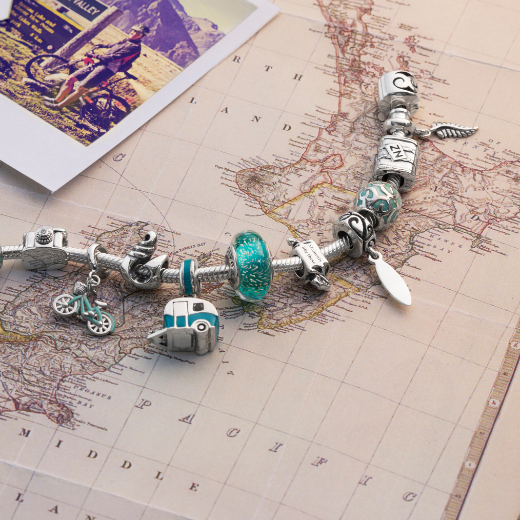 Classic Camper Pendant Charm (Good Times)