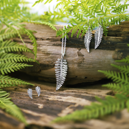 Forest Fern Studs (Treasured)