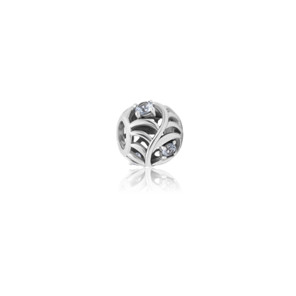 Gemstone bead charm meaning march serenity from Evolve Inspired Jewellery NZ