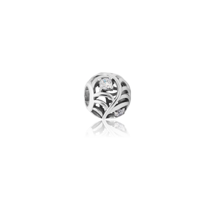 Gemstone bead charm meaning april strength from Evolve Inspired Jewellery NZ