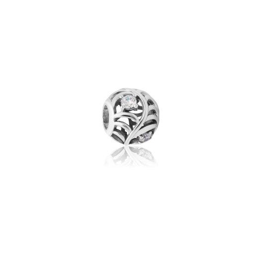 Gemstone bead charm meaning april strength from Evolve Inspired Jewellery NZ