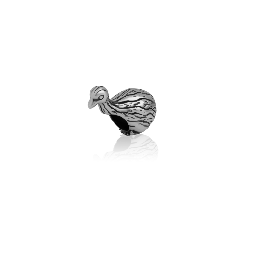 Evolve silver baby emu bird Australian Australia charm bracelet charm