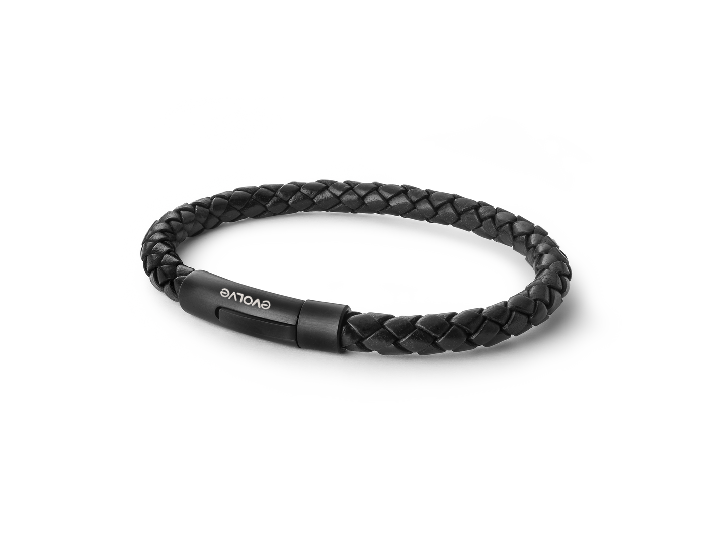 Black Latitude Bracelet  - Matte Black