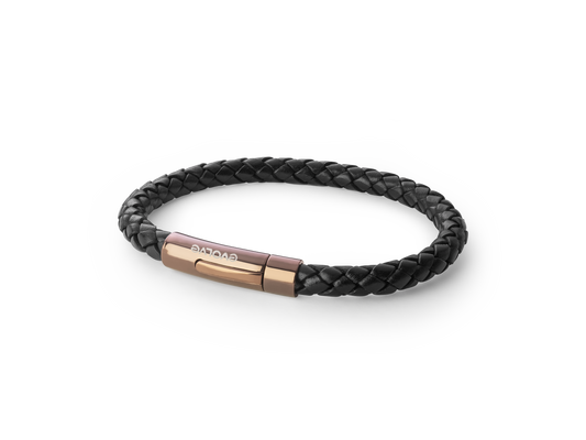 Black Latitude Bracelet - Copper