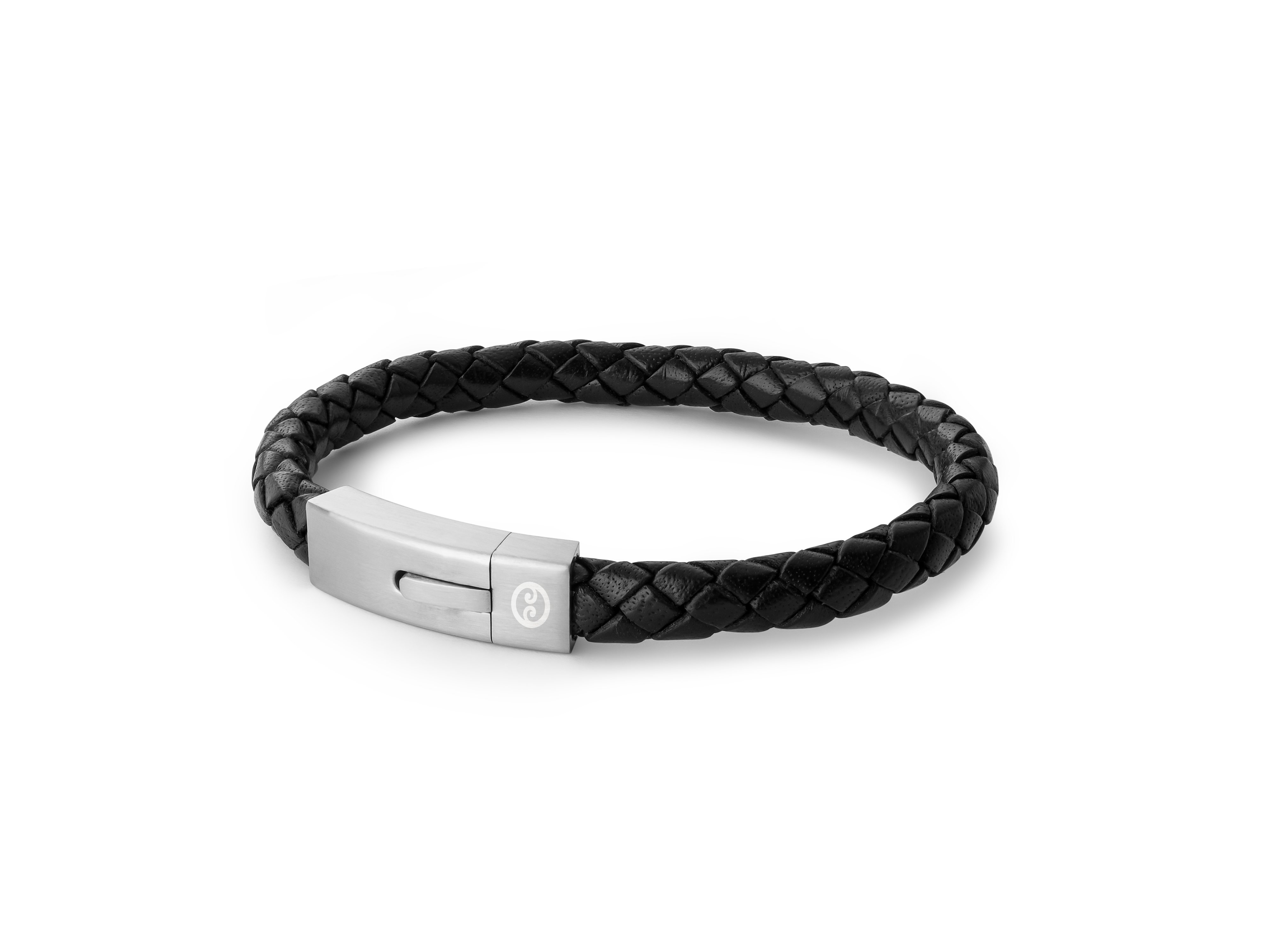 Black Latitude Bracelet - Steel