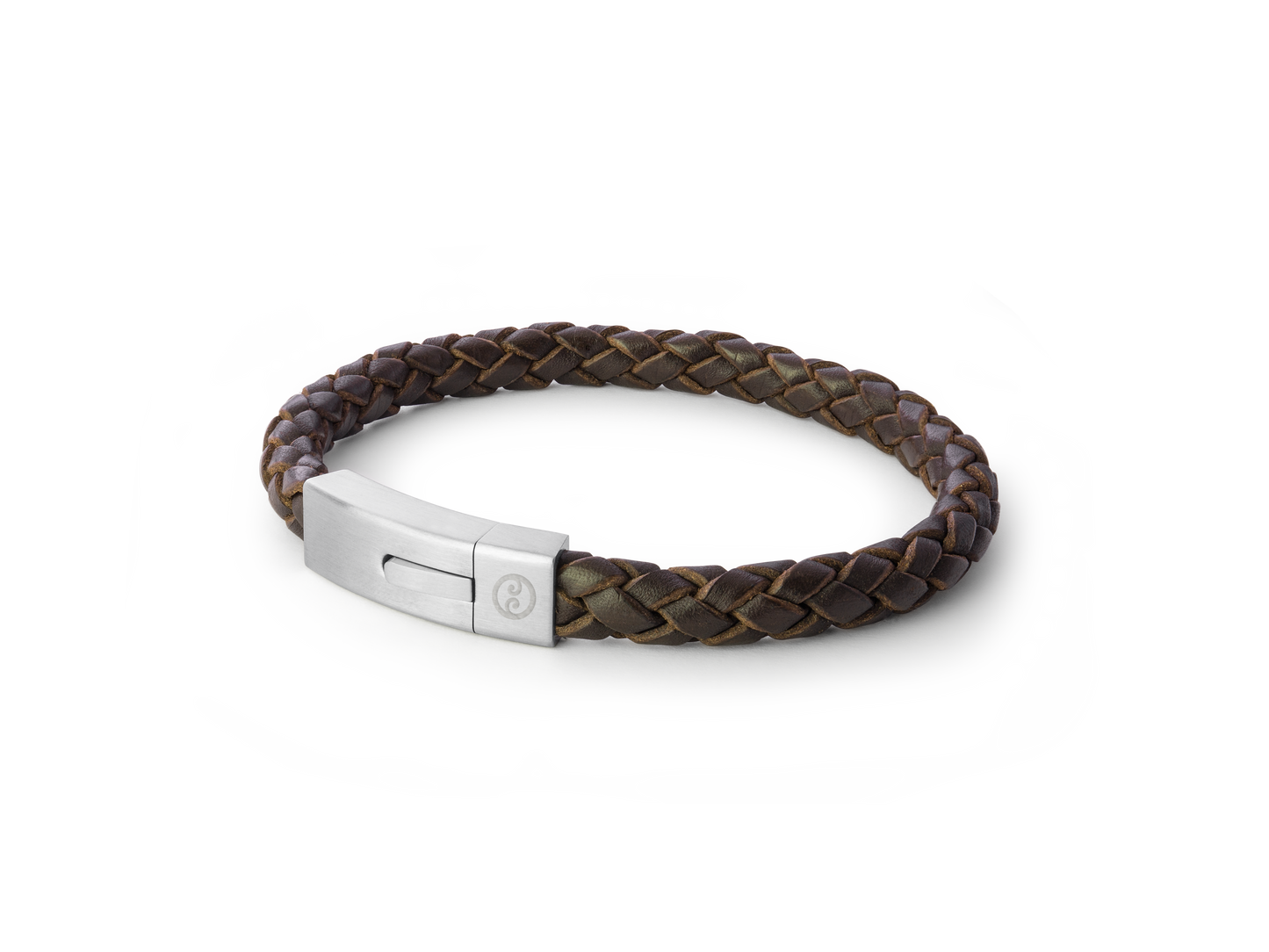 Brown Latitude Bracelet - Steel