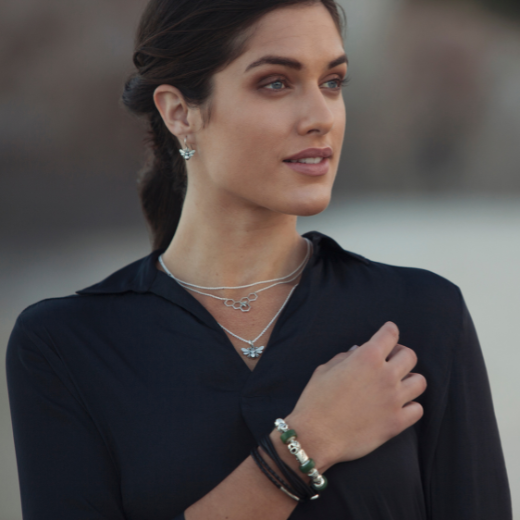 Bee necklace and earrings deals